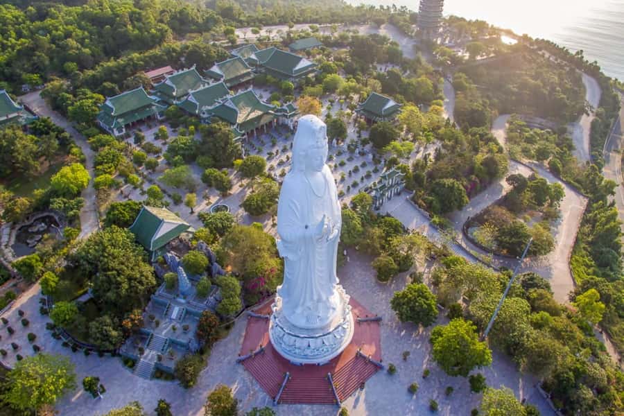 Marble Mountains, Am Phu Cave, Linh Ung Pagoda Group Tour - Son Tra Mountain and the 67-meter Lady Buddha