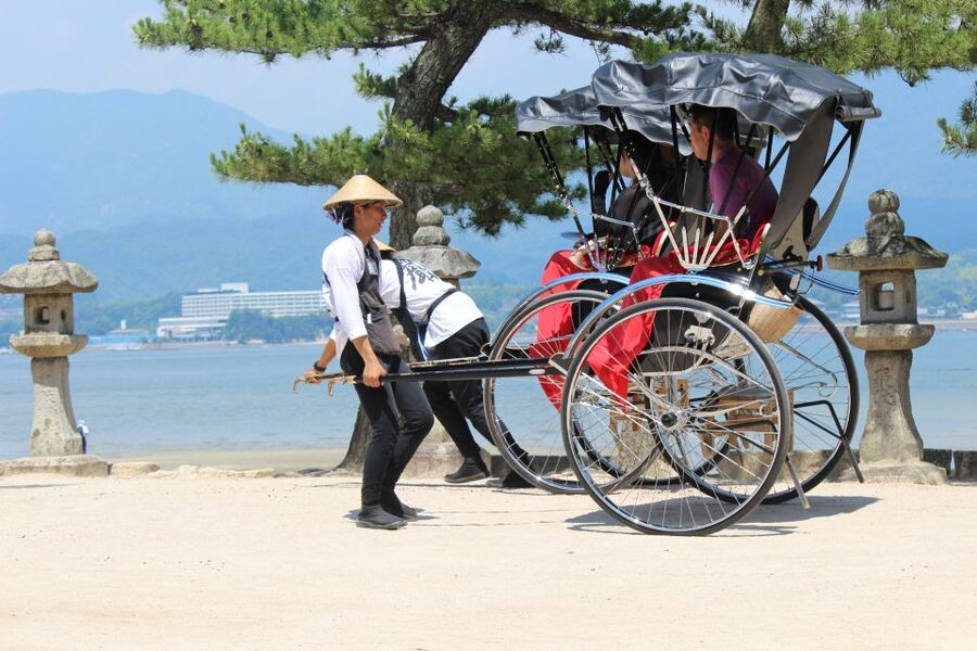Miyajima: Private Rickshaw Tour to Itsukushima Shrine - Comfort, seating, and who should skip it
