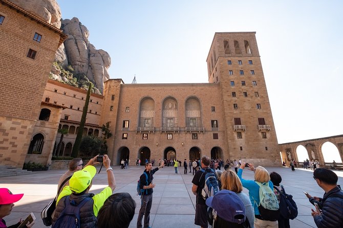 Montserrat Monastery with Easy Hike & Sitges Tour from Barcelona - Montserrat monastery, basilica, and mountain views
