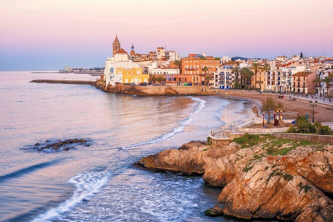 Montserrat Monastery with Easy Hike & Sitges Tour from Barcelona - Walking Sitges old town