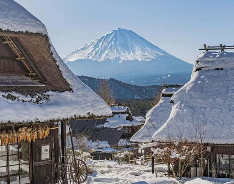 Mt. Fuji Heritage Tour: Traditional Villages, Lakes & Shrine - Lake Kawaguchi, Oishi Park, and the seasonal choice