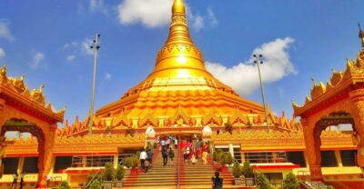 Kanheri Caves and The Golden Pagoda Temple