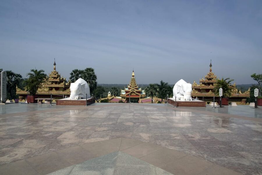 Mumbai Kanheri Caves & Vipassana Pagoda Tour - The Global Vipassana Pagoda near Gorai