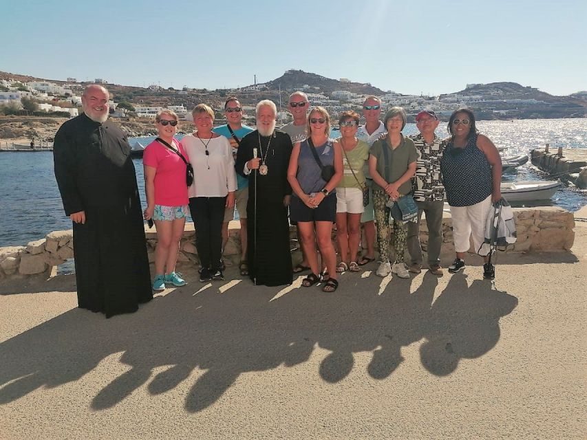 Mykonos: Highlights Tour with Panagia Tourliani Monastery - The closing view over Mykonos Town