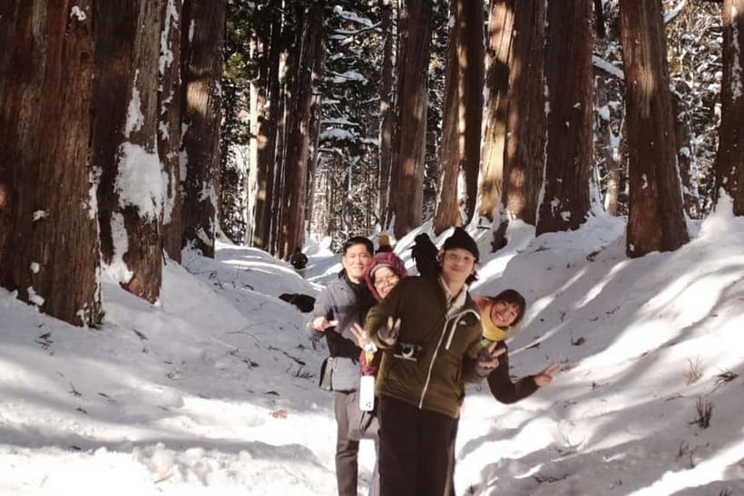 Nagano: Snow Monkeys & Togakushi Shrine Two-Spot in-One Day - Walking into Togakushi’s cedar country