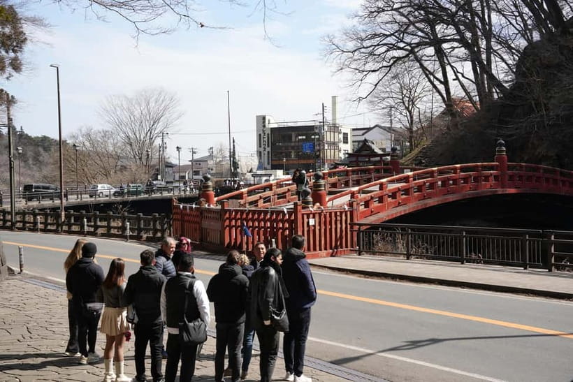 Nikko: Kegon Falls, Lake Chuzenji & Toshogu Temple - A first look at Shinkyo Bridge