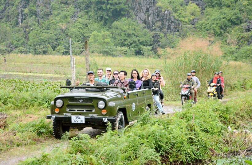Ninh Binh Jeep tour:2 hours visit Bich Dong, Thai Vi temple - Driver service and the included camera equipment