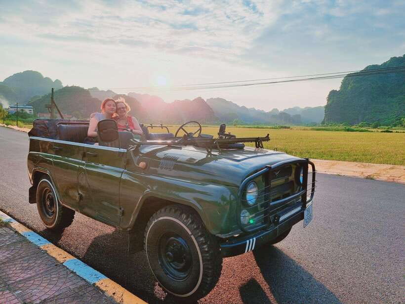 Ninh Binh Jeep tour:2 hours visit Bich Dong, Thai Vi temple - Bich Dong Pagoda and its mountain setting
