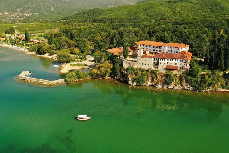 Ohrid: East Coast and St. Naum Monastery Full-Day Boat Tour - St. Naum and the springs that feed the lake