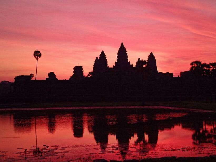 One Day Angkor Wat Trip with Sunrise - Entering Angkor Thom through the Southern Gate