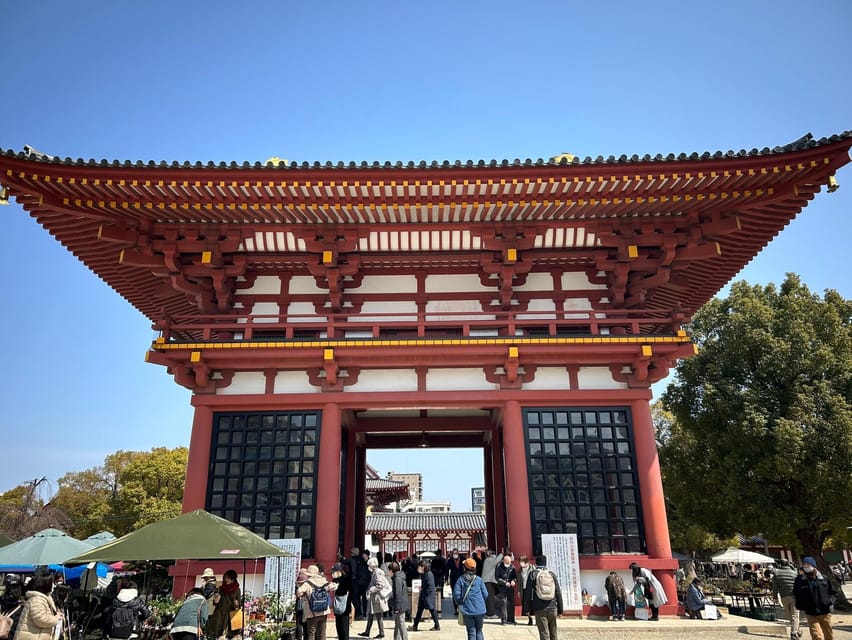 Osaka Morning Tour: Shitennoji Temple, Shinsekai &Doutonbori - Kushikatsu and local restaurant time