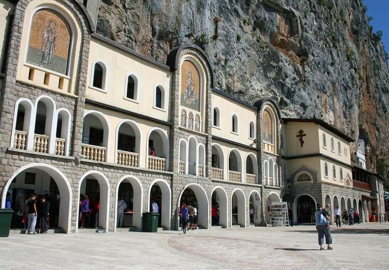 Ostrog Monastery from Budva and Petrovac - The road to the upper monastery