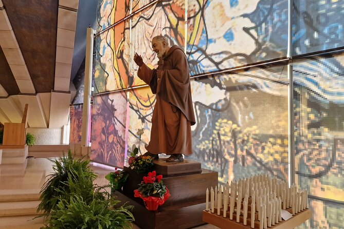 Padre Pio's Shrine in San Giovanni Rotondo from Bari (Apulia) - The crypt holding Padre Pio’s body