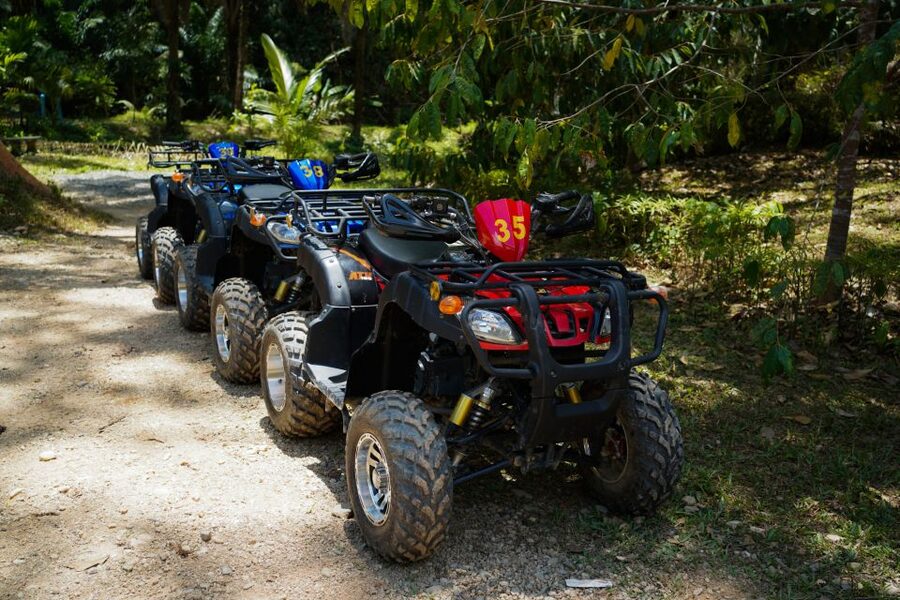 Phuket: ATV Tour with Sea Views and Big Buddha Temple - The high viewpoint and swing stop