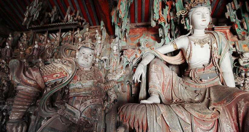 Pingyao: Shuanglin Temple Tour or Entry Ticket Only Option - The painted sculptures are the real highlight