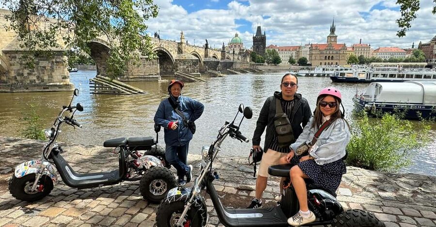 Prague Monastery & Panoramic Viewpoint Electric Trike Tour - Key points at a glance