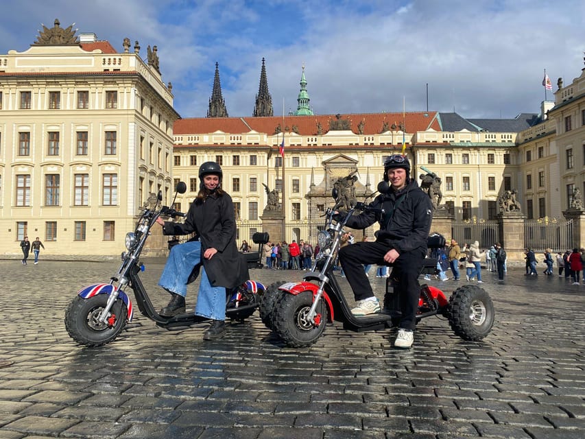 Prague Monastery & Panoramic Viewpoint Electric Trike Tour - Rudolfinum, Paris Street, and Old Town