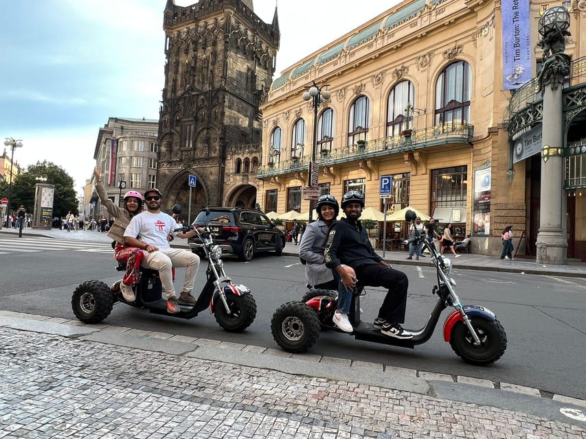 Prague Monastery & Panoramic Viewpoint Electric Trike Tour - Starting on Štěpánská Street