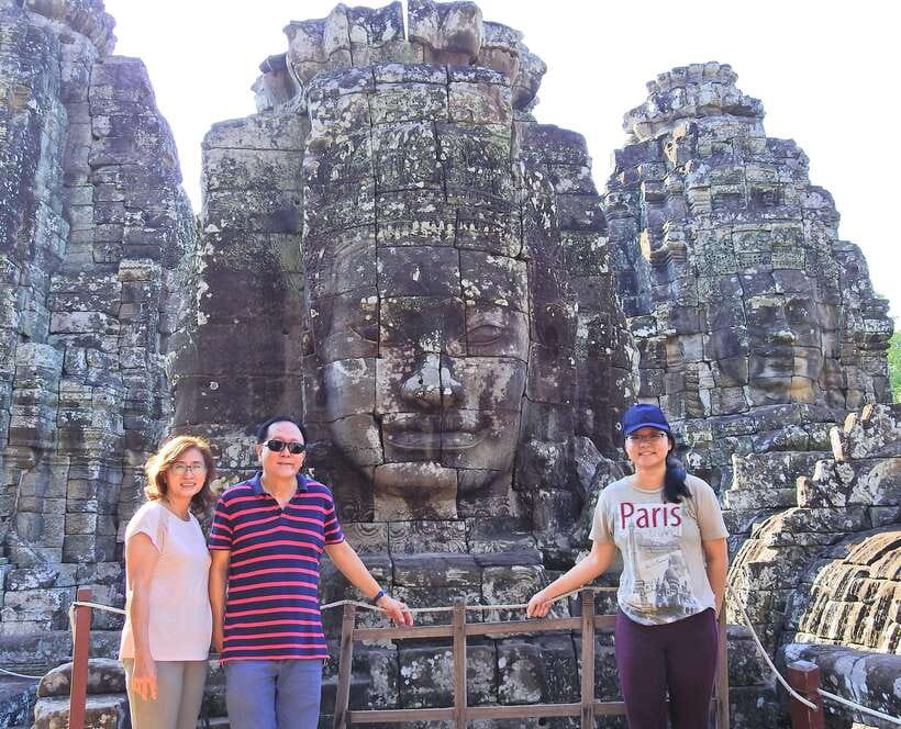 Private Angkor Wat Sunrise Tours And Sunset Floating Village - Bayon and the many faces of Angkor Thom