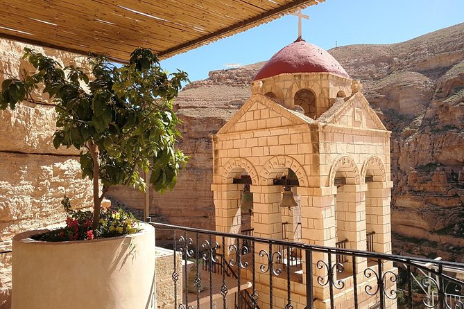 Private Day Tour: St. George's Monastery, Wadi Qelt, Mar Saba, and Bethlehem - St. Catherine, the Milk Grotto, and Banksy’s art