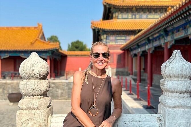 Private Day Tour:Tiananmen Square,Forbidden City Temple of Heaven - Jingshan Park and the view back to the palace