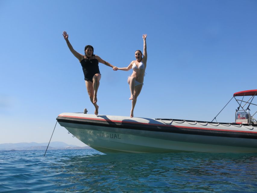 Private Rib Cruise to Poseidon Temple at Sounio Cape - Swimming and snorkeling around Arsida