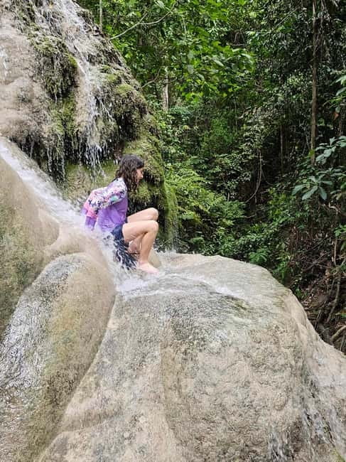 Private : Sticky Waterfall & Secret Temple & Karen Village. - Why the waterfall makes this five-hour outing different