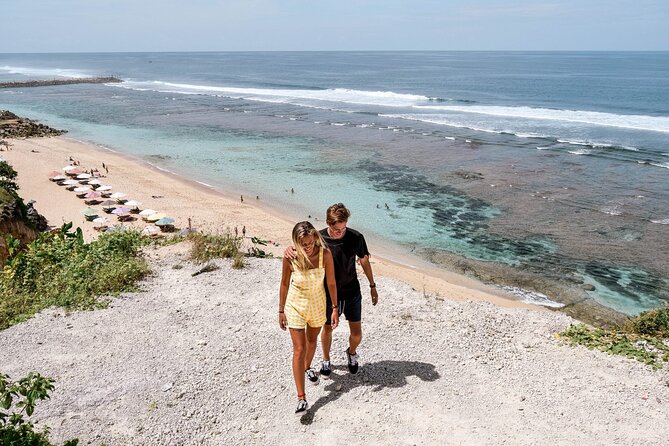 Private Tour Bali Beaches and Uluwatu Temple with Dinner - Melasti Beach and the sunset performance