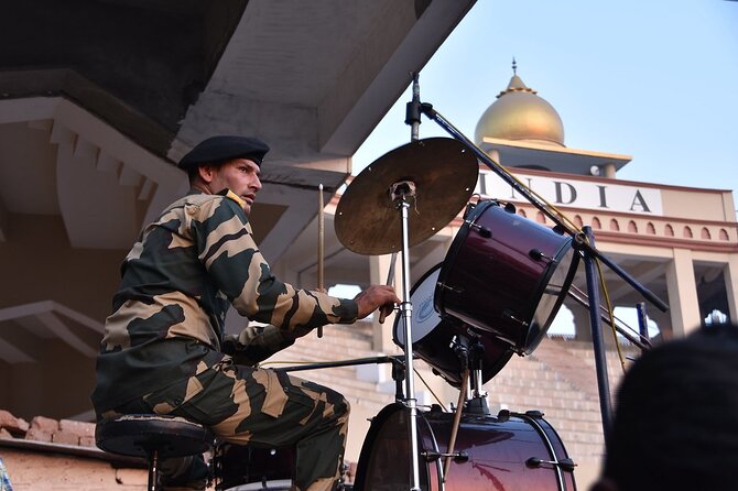 Private Wagah Border Drama and the Golden Temple with Transfer - The long run to Wagah Border