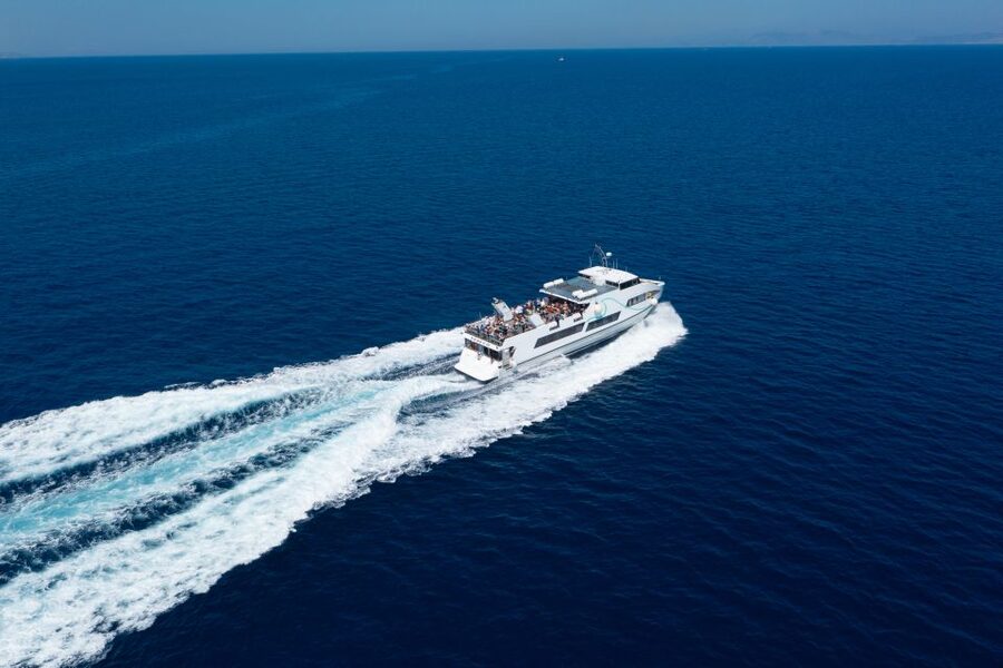 Rhodes: Speedboat trip to Symi Town and Panormitis Monastery - The 80-minute ride across the Aegean