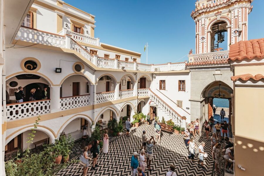 Rhodes: Symi Island & Panormitis Monastery Day Trip by Boat - Panormitis Monastery: one peaceful hour
