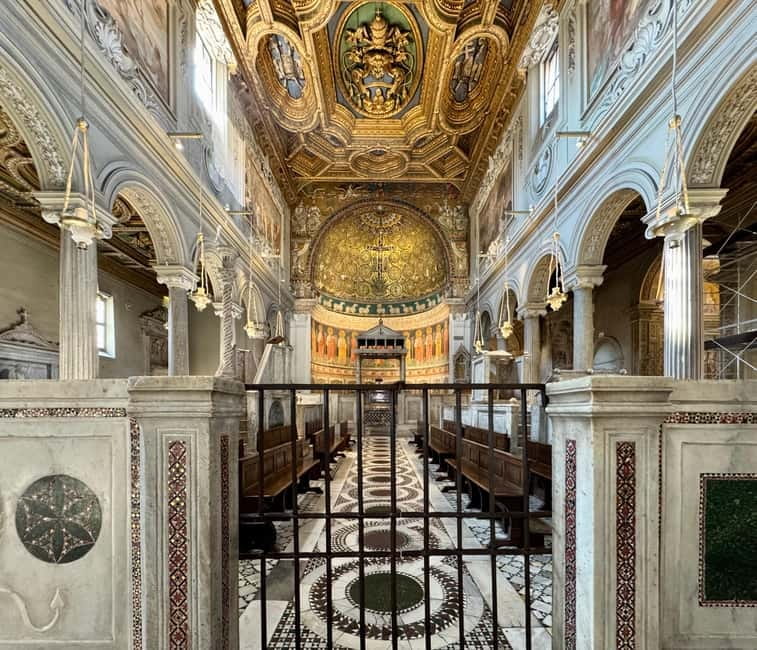 Rome underground hidden temples, ruins, and secret basilicas - San Clemente’s medieval church above the ruins