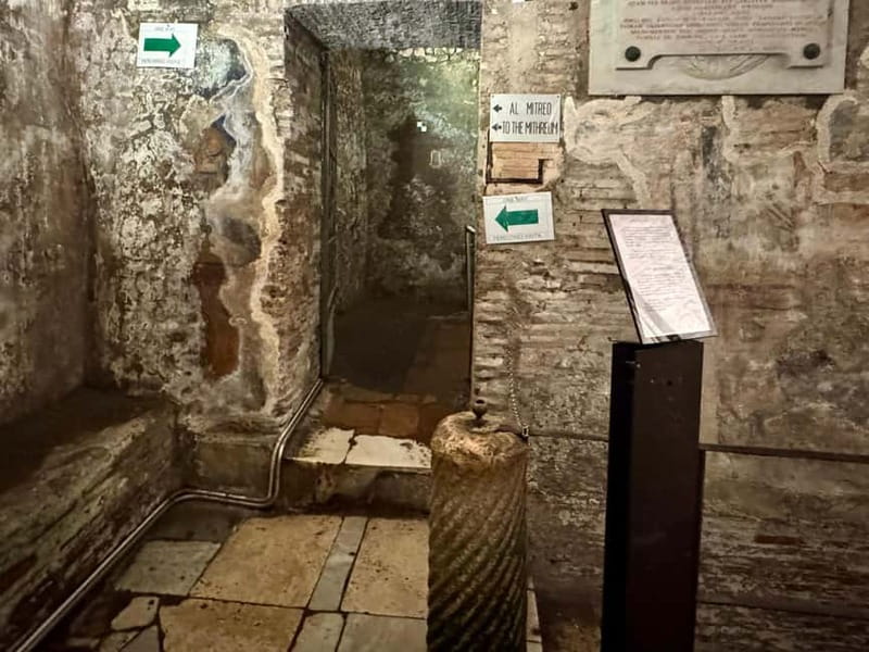 Rome underground hidden temples, ruins, and secret basilicas - Going down to the fourth-century church