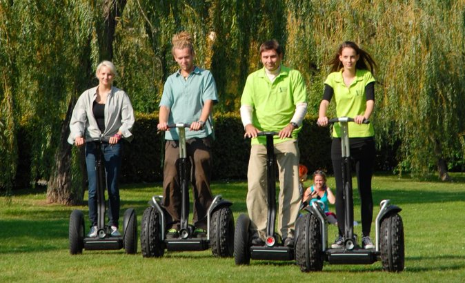 ️ Segway Fun Tour of Prague to Castle and Strahov Monastery viewpoint & Brewery - Villa Müller and Prague’s modern side