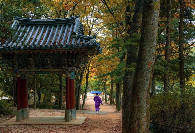 Seoul Sunrise & Sunset Hike + Temple & K-Food Adventure - A quiet Buddhist stop at the foot of the mountain