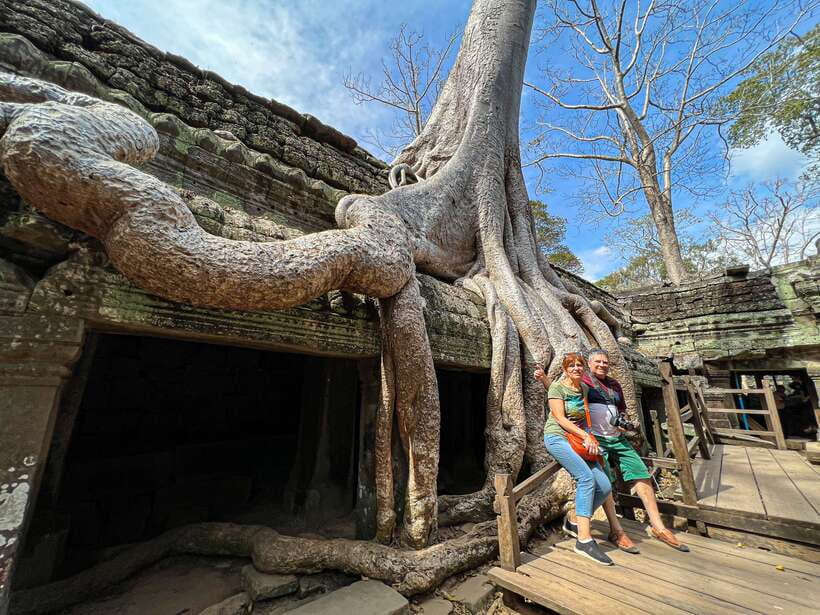 Siem Reap: Angkor Wat Sunrise and Market Tour by Jeep - Ta Nei offers a quieter look at jungle ruins