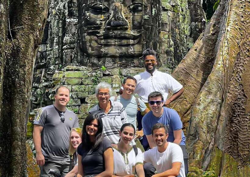 Siem Reap: Full-Day Angkor Wat Guided Tour with Sunset - Angkor Thom and Bayon’s stone faces