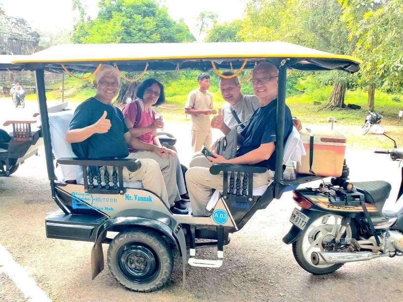 Siem Reap: Grand Circle Temples Tour With Private Tuk-Tuk - What the tuk-tuk ride is really like