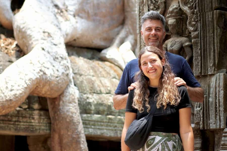 Siem Reap: Ultimate Angkor Wat Offbeat Experience by Jeep - Bayon, where stone faces watch from every direction