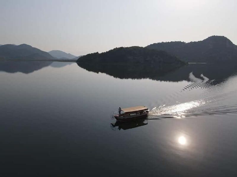 Skadar lake cruise - Virpazar - Kom monastery - Virpazar - Leaving Virpazar through the Crmnica channels