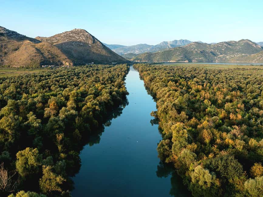 Skadar Lake Guided Tour to Vranjina Monastery & Wine Tasting - Leaving Virpazar by wooden boat
