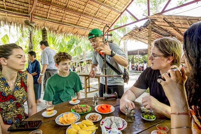 Small-Group Mekong Delta Day Trip: Boat Ride, Cottages & Pagoda - Vinh Trang Pagoda gives the day a different finish