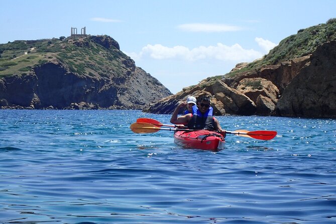 Sounio Sea Kayak Tour to the Temple of Poseidon full program - Greek lunch beside Sounio Beach