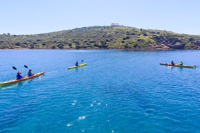 Sounio Sea Kayak Tour to the Temple of Poseidon full program - Getting started with tandem sea kayaks
