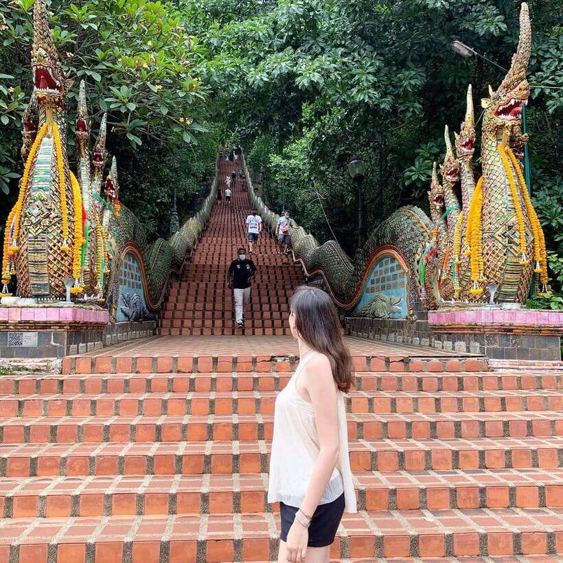 Spiritual Sunrise Wat Doi Suthep, Pha Lat, Alms & Meditation - Wat Umong and its old tunnels