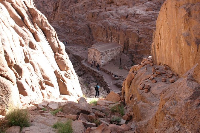 Sunrise at Mt.Sinai and St.Catherine monastery. Entrance included - Waiting for sunrise at 2,285 meters
