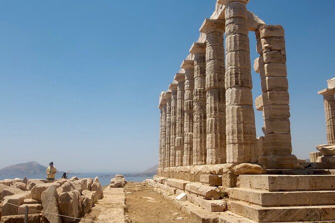 Sunset Private Tour to Poseidon Temple & Vouliagmeni Thermal Lake - Sunset at the Temple of Poseidon