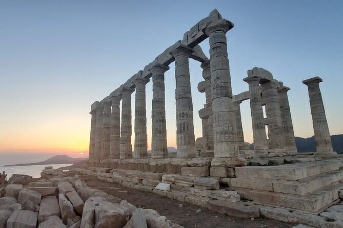 Temple of Poseidon and Cape of Sounion private sunset Tour - Entering the Temple of Poseidon before sunset