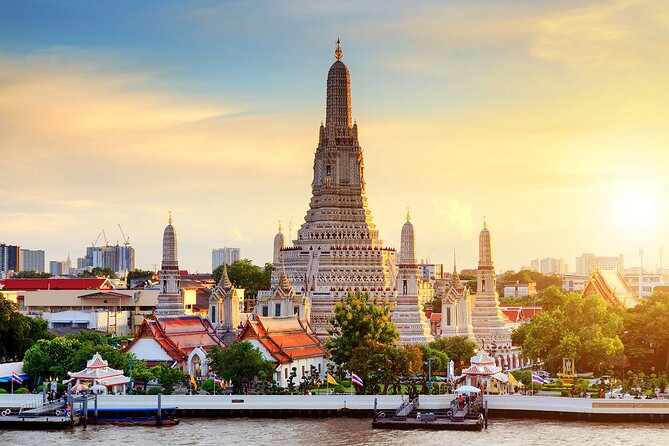 The Best Bangkok Temples - Crossing to Wat Arun beside the Chao Phraya