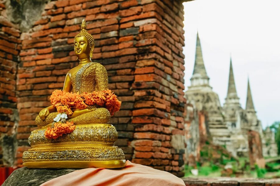 The Old Siam: Ayutthaya Temples Small Group Tour with Lunch - Wat Lokayasutha and the giant reclining Buddha